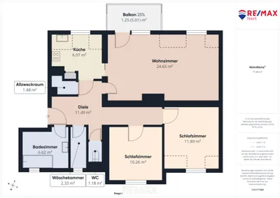 3-Zimmer-Wohnung kaufen in Eisenstadt - Umgebung – 79,9 m², € 175.000 – Bild 16 von 17