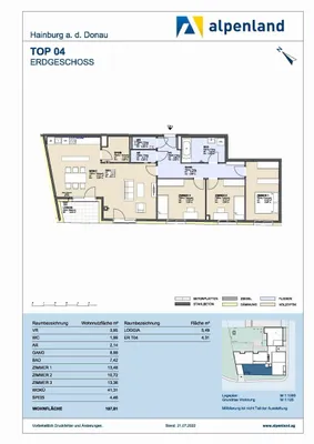 4-Zimmer-Wohnung mieten in Bruck an der Leitha – 108,08 m², € 1.406 – Bild 10 von 10