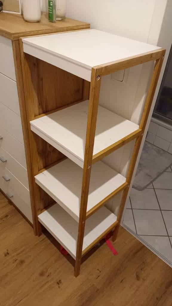Badezimmer Regal Wei Bambus,  25,- (4040 Linz) - willhaben