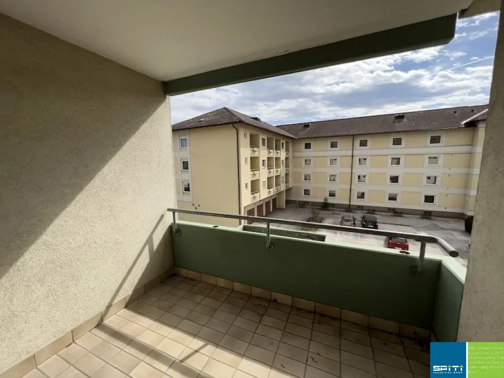 Klagenfurt: Einzimmerwohnung mit Loggia im 2.OG - Top 125 - Ansicht 2