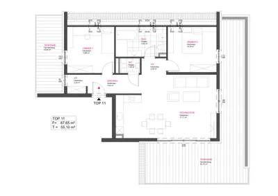 Wohnung mieten in Villach – 90 m², € 1.794 – Bild 24 von 24