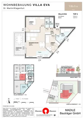 3-Zimmer-Wohnung kaufen in Klagenfurt – 79,55 m², € 678.000 – Bild 3 von 3
