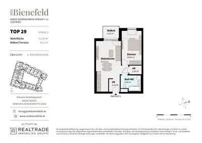 2-Zimmer-Wohnung kaufen in Wien – 51,26 m², € 299.000 – Bild 10 von 10