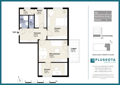 3-Zimmer-Wohnung mieten in Wien – 64,68 m², € 1.199 – Bild 19 von 19