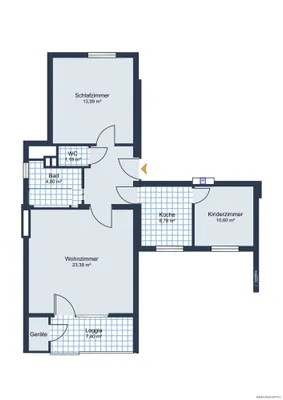 3-Zimmer-Wohnung kaufen in Vöcklabruck – 72,24 m², € 198.000 – Bild 22 von 22