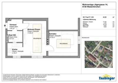 2-Zimmer-Wohnung mieten in Grieskirchen – 43 m², € 599 – Bild 6 von 10