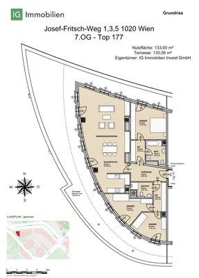 4-Zimmer-Wohnung mieten in Wien – 133,6 m², € 2.785 – Bild 27 von 27