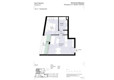 2-Zimmer-Wohnung mieten in Wien – 49,48 m², € 1.390 – Bild 29 von 29