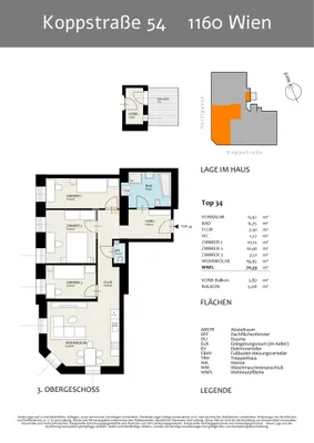3-Zimmer-Wohnung kaufen in Wien – 70,33 m², € 499.000 – Bild 14 von 15