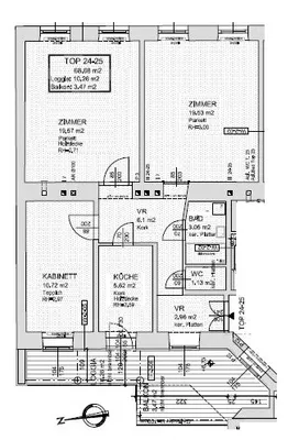 3-Zimmer-Wohnung kaufen in Wien – 81 m², € 119.000 – Bild 8 von 9