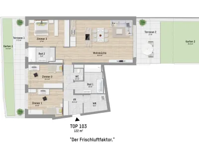 4-Zimmer-Wohnung kaufen in Wien – 122,39 m², € 759.900 – Bild 8 von 15
