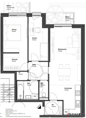 3-Zimmer-Wohnung mieten in Wien – 73,38 m², € 1.594 – Bild 6 von 7