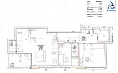 2-Zimmer-Wohnung mieten in Linz – 57,71 m², € 1.099 – Bild 17 von 17