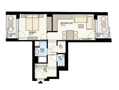 2-Zimmer-Wohnung kaufen in Wien – 50,94 m², € 509.400 – Bild 17 von 19