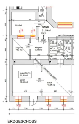 2-Zimmer-Gewerbeimmobilie mieten in Wien – 63 m², € 1.352 – Bild 12 von 12