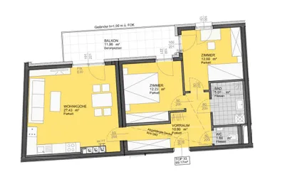 Wohnung mieten in Bruck an der Leitha – 69,17 m², € 1.300 – Bild 23 von 23