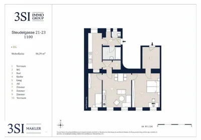 4-Zimmer-Wohnung kaufen in Wien – 86,93 m², € 318.000 – Bild 9 von 9