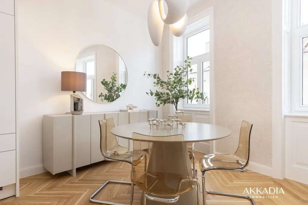 Innenarchitektonisch gestaltete 2-Zimmer-Musterwohnung mit Wohnküche und Terrasse - Widok 2
