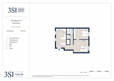 2-Zimmer-Wohnung kaufen in Wien – 70,05 m², € 325.000 – Bild 11 von 11