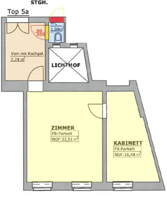 2-Zimmer-Wohnung kaufen in Wien – 41,77 m², € 199.000 – Bild 11 von 11