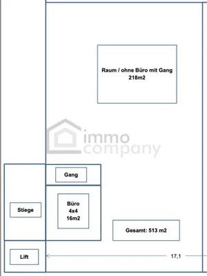 1-Zimmer-Gewerbeimmobilie mieten in Salzburg-Umgebung – 234 m², € 2.340 – Bild 4 von 5