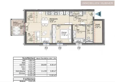 2-Zimmer-Wohnung kaufen in Wien – 72,52 m², € 359.000 – Bild 17 von 21