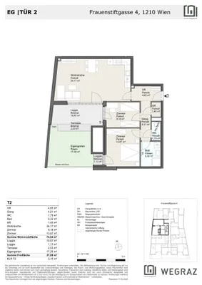 3-Zimmer-Wohnung kaufen in Wien – 74,64 m², € 489.000 – Bild 7 von 7