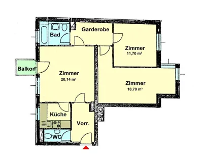 3-Zimmer-Wohnung mieten in Wien – 73 m², € 1.099 – Bild 11 von 11