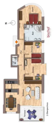 4-Zimmer-Wohnung mieten in Dornbirn – 107 m², € 1.890 – Bild 13 von 15