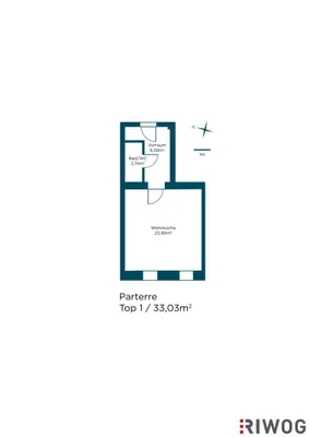 1-Zimmer-Wohnung kaufen in Wien – 33,03 m², € 149.000 – Bild 22 von 23