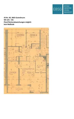 4-Zimmer-Wohnung mieten in Zwettl – 97,33 m², € 510 – Bild 2 von 3
