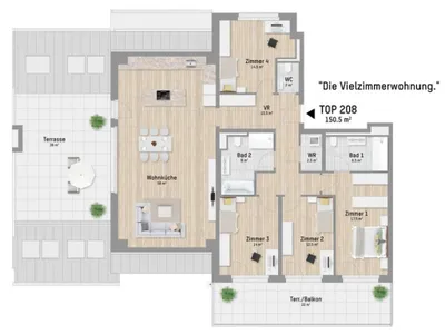 5-Zimmer-Wohnung kaufen in Wien – 150,49 m², € 1.149.900 – Bild 13 von 13