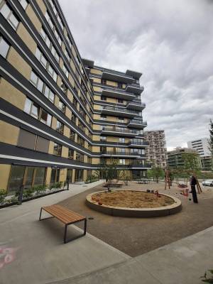 Provisionsfrei | Erstbezug mit Parkblick im Village im Dritten - hochwertig & modern | Teilmöblierte 2-Zimmer-Wohnung