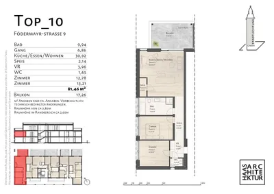 3-Zimmer-Wohnung kaufen in Linz Land – 81,46 m², € 399.154 – Bild 12 von 12