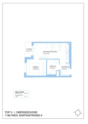 2-Zimmer-Wohnung mieten in Wien – 38,73 m², € 850 – Bild 7 von 9