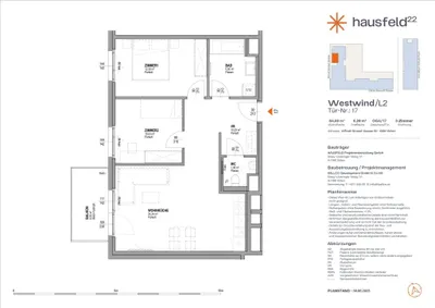3-Zimmer-Wohnung mieten in Wien – 64,7 m², € 1.180 – Bild 1 von 40