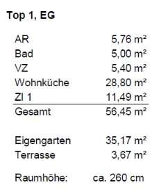 2-Zimmer-Wohnung mieten in Melk – 56 m², € 864 – Bild 13 von 22