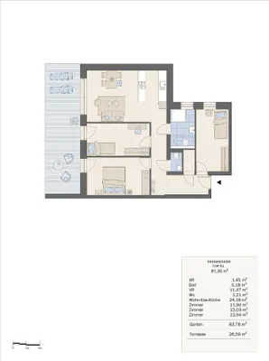 4-Zimmer-Wohnung kaufen in Graz – 79 m², € 449.000 – Bild 10 von 10