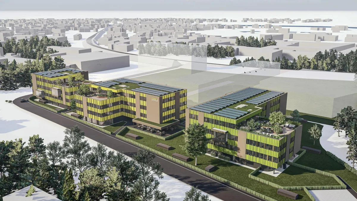 HIGH-END-BÜRO *303 m² *GREEN CAMPUS GARSTEN I – pohled 2