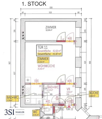 2-Zimmer-Wohnung kaufen in Wien – 42 m², € 199.000 – Bild 10 von 10