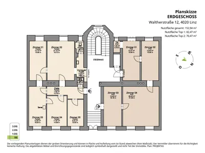 8-Zimmer-Gewerbeimmobilie mieten in Linz – 153 m², € 1.750 – Bild 10 von 10