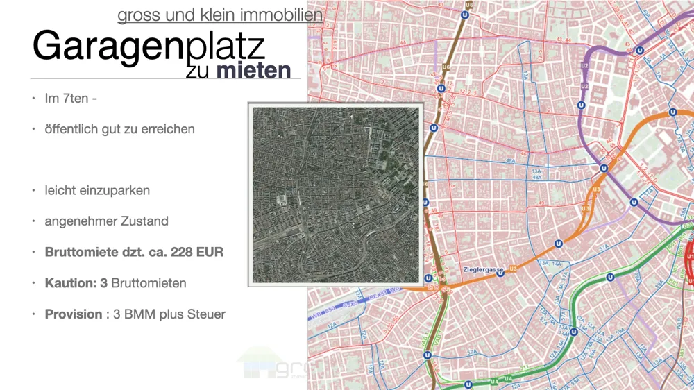 Tiefgaragenplatz - mittendrin - zu mieten - Ansicht 2