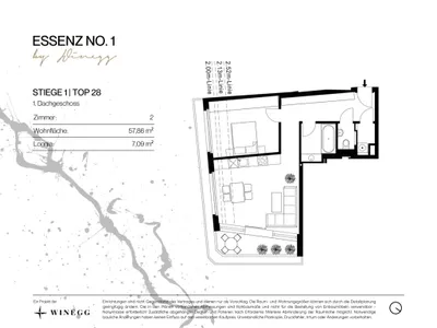 2-Zimmer-Wohnung kaufen in Wien – 57,86 m², € 749.000 – Bild 23 von 24