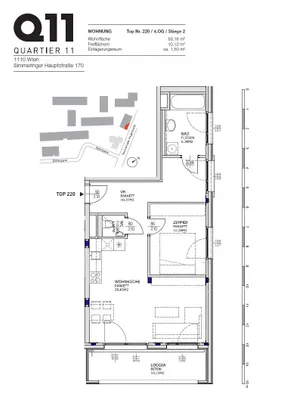 1-Zimmer-Wohnung mieten in Wien – 55,16 m², € 1.204 – Bild 13 von 14