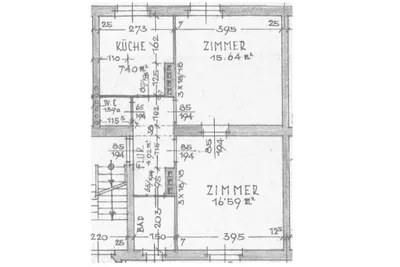 2-Zimmer-Wohnung mieten in Leoben – 49,55 m², € 400 – Bild 3 von 5