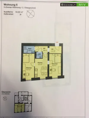 3-Zimmer-Wohnung mieten in Leoben – 54,51 m², € 498 – Bild 11 von 11