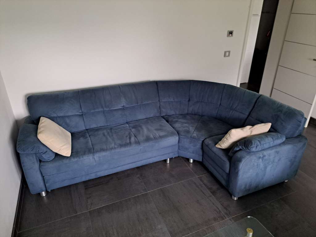 SEDDA Eck-Schlafcouch Alcantara
