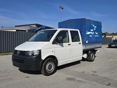 VW Transporter T5 Doka-Pritsche LR 2,0 TDI D-PF Plane*Klima*1.Bes... Pritsche