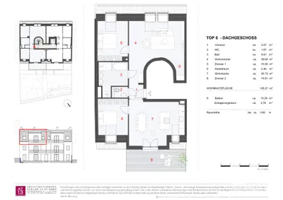 4-Zimmer-Wohnung kaufen in Wien – 105,21 m², € 888.000 – Bild 6 von 6