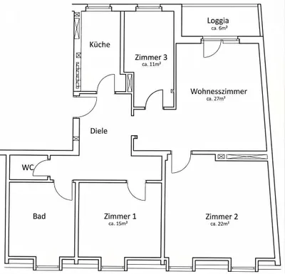 4-Zimmer-Wohnung mieten in Linz – 136 m², € 1.450 – Bild 9 von 9